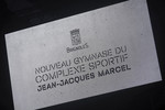 Inauguration du nouveau gymnase du Complexe Sportif Jean-Jacques Marcel