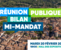 Bilan mi-mandat : Réunion publique