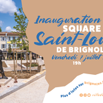 Inauguration du Square Saint-Louis de Brignoles le 7 juillet