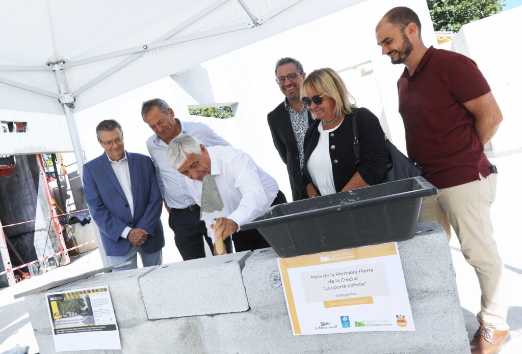 La Courte Échelle : la future crèche sort de terre Ville de Brignoles
