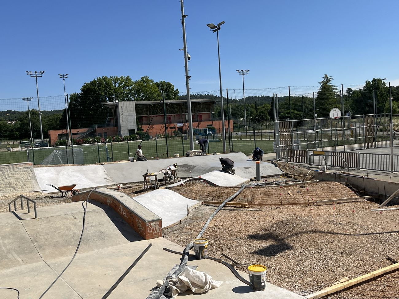 Extension skate park Brignoles 2024