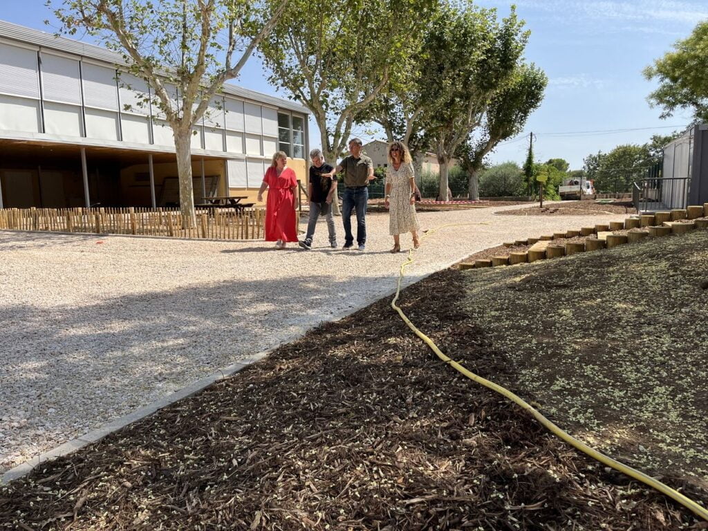 Désimperméabilisation des cours d'école : les premiers travaux sont lancés Ville de Brignoles