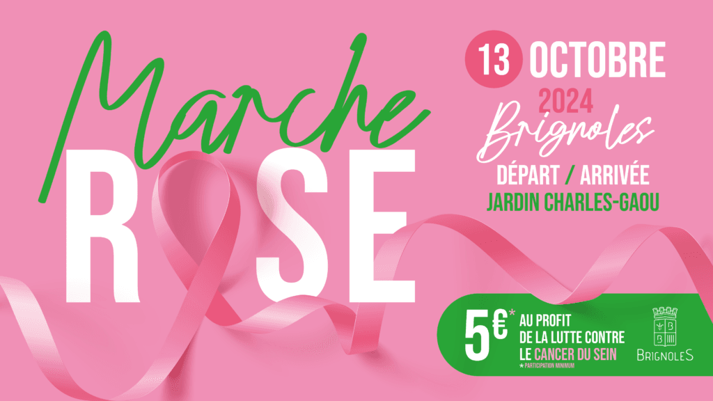 Marche Rose à Brignoles Ville de Brignoles