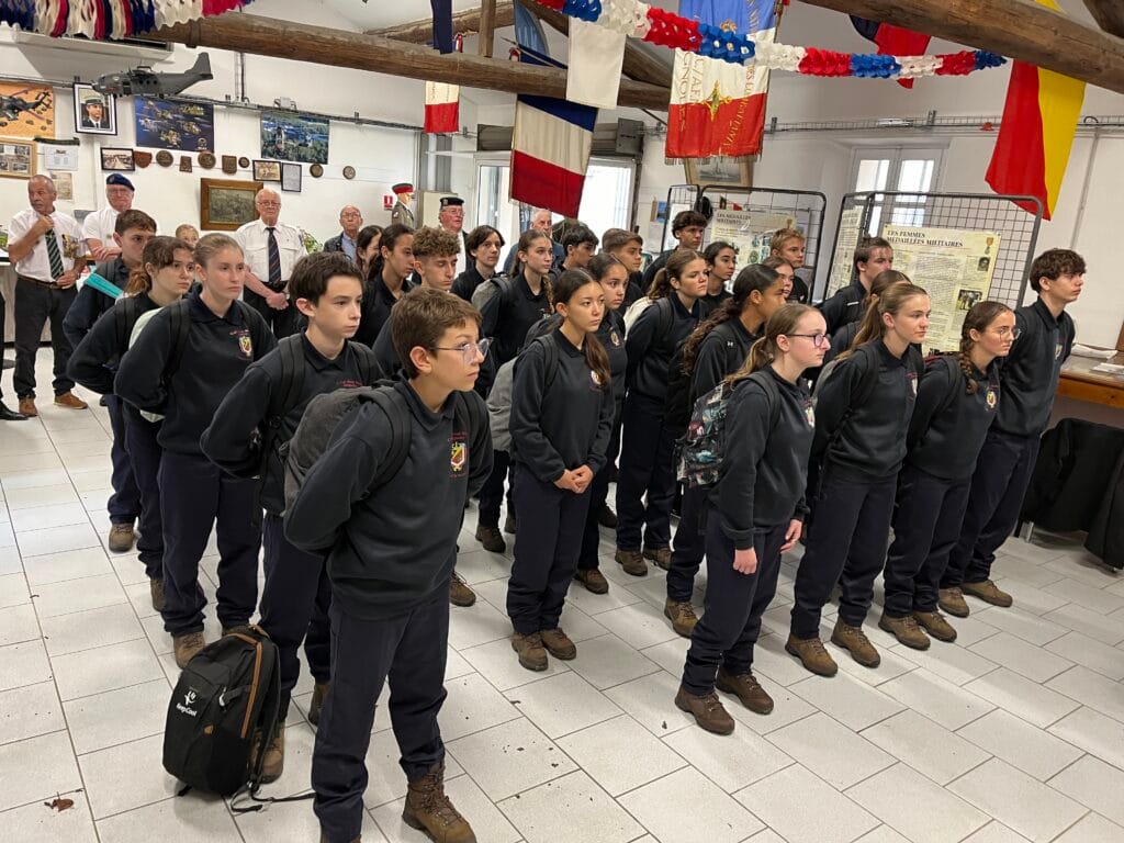 Cadets de l'UIISC7 : visite de la Maison du Combattant Ville de Brignoles