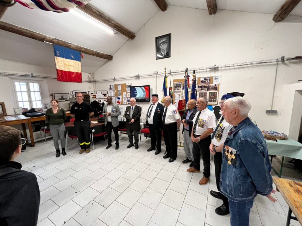 Cadets de l'UIISC7 : visite de la Maison du Combattant Ville de Brignoles