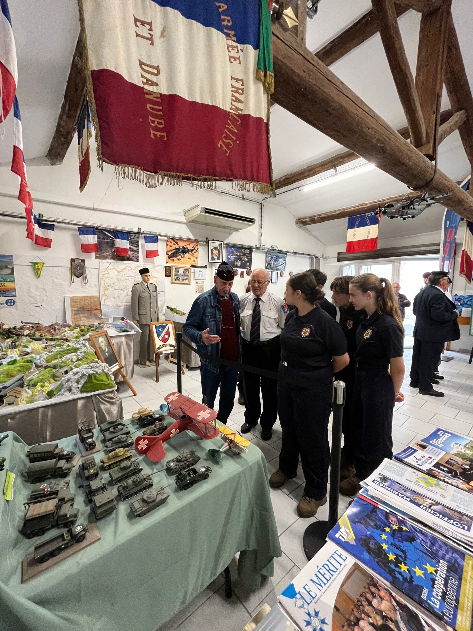 Cadets de l'UIISC7 : visite de la Maison du Combattant Ville de Brignoles