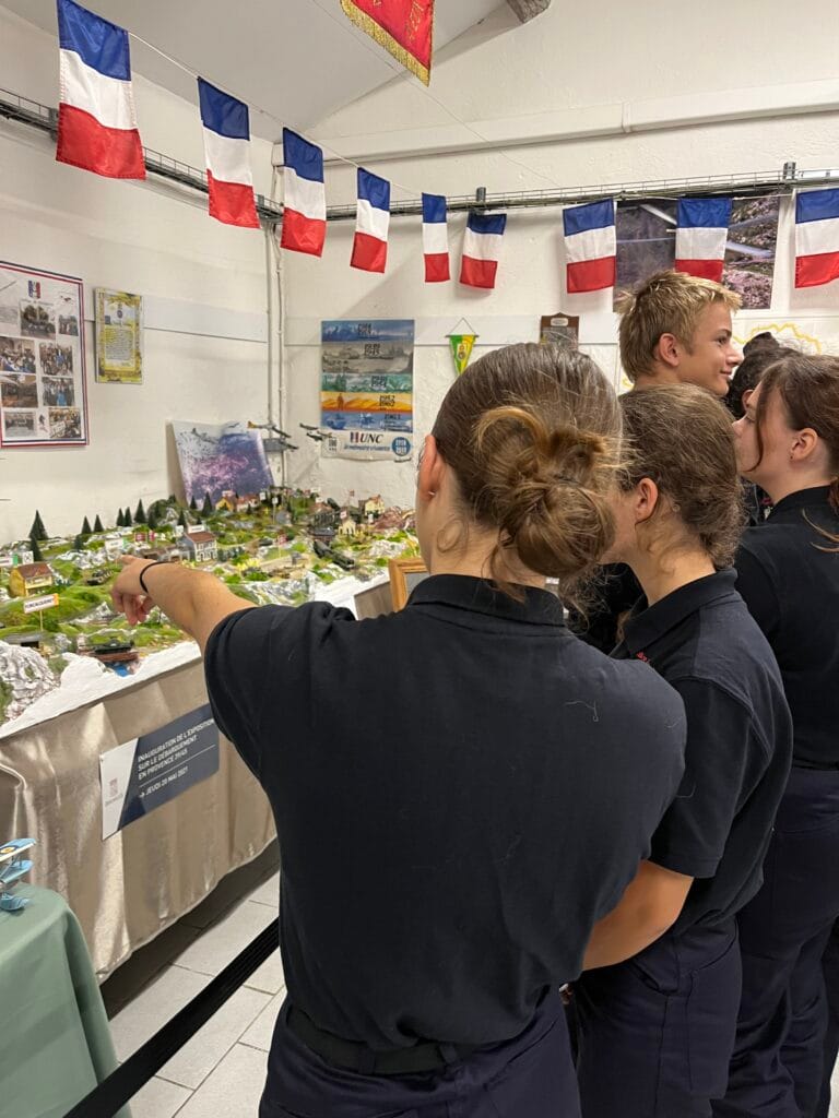 Cadets de l'UIISC7 : visite de la Maison du Combattant Ville de Brignoles