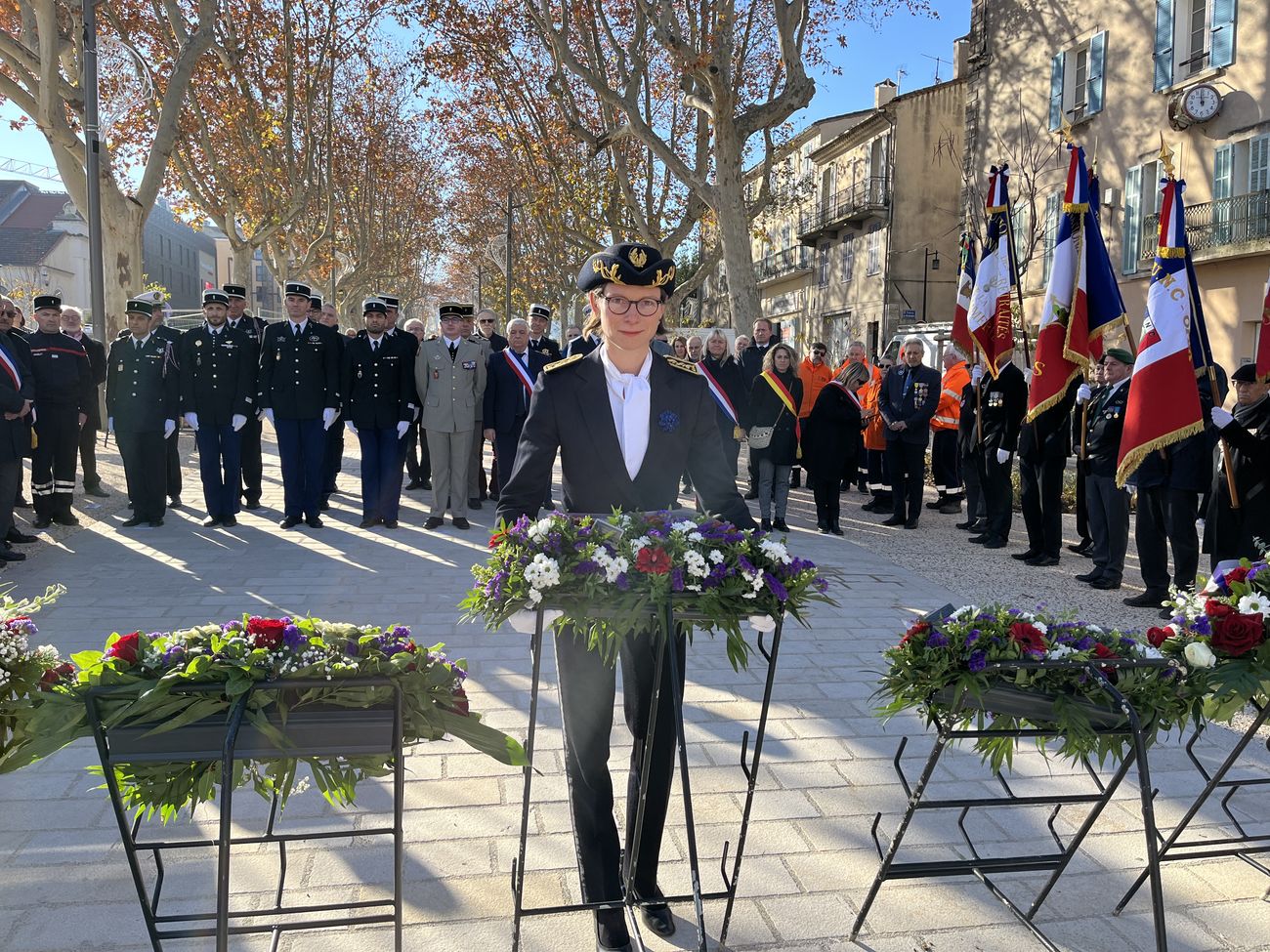 Prise de fonction d'Anne-Cécile Vialle, sous-préfète de Brignoles Ville de Brignoles