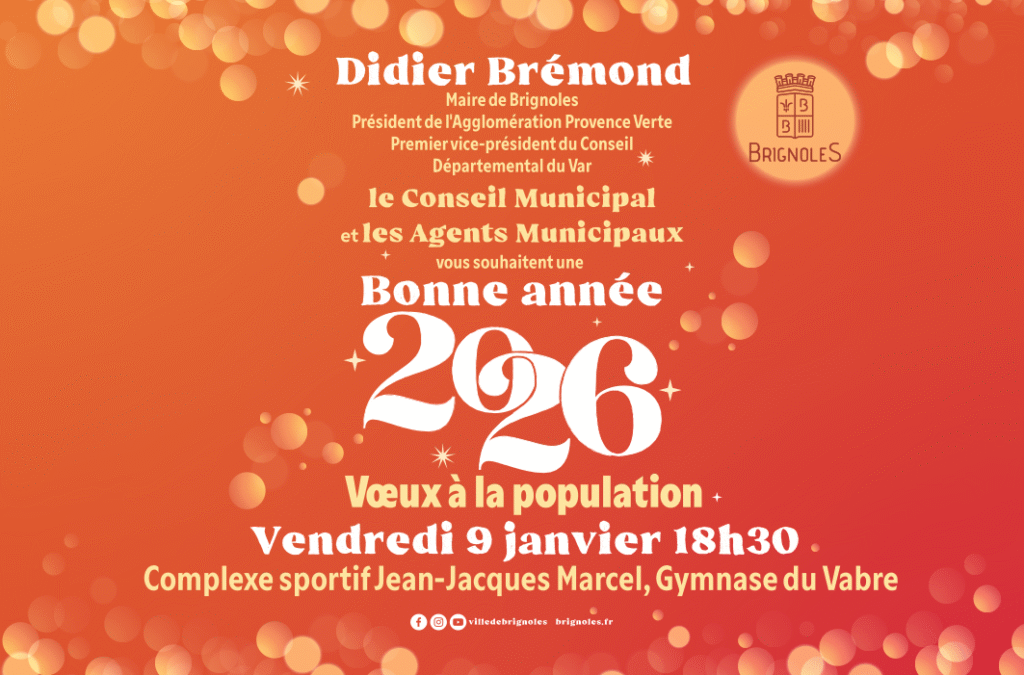 Bonne année 2026 ! Ville de Brignoles