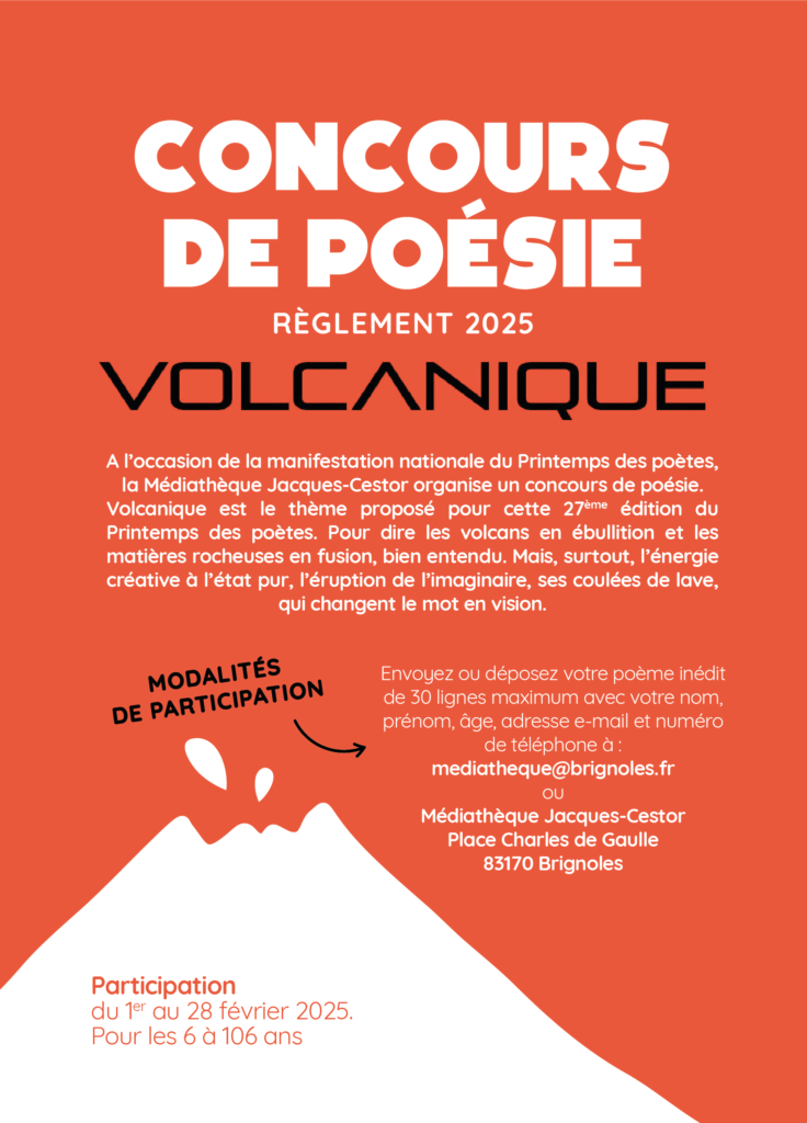 Concours de poésie Ville de Brignoles