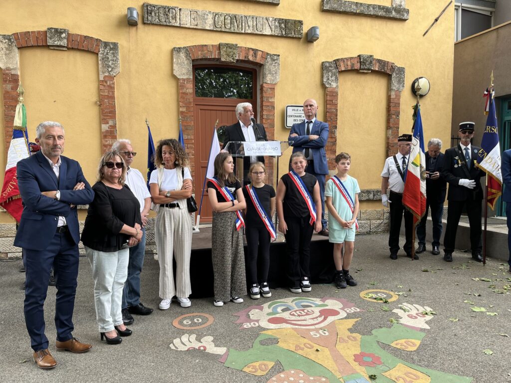 Les Censiés : l'école prend le nom de Claude Gilardo Ville de Brignoles