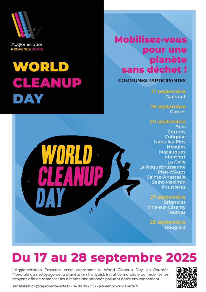 WORLD CLEANUP DAY BRIGNOLES 2025 Ville de Brignoles