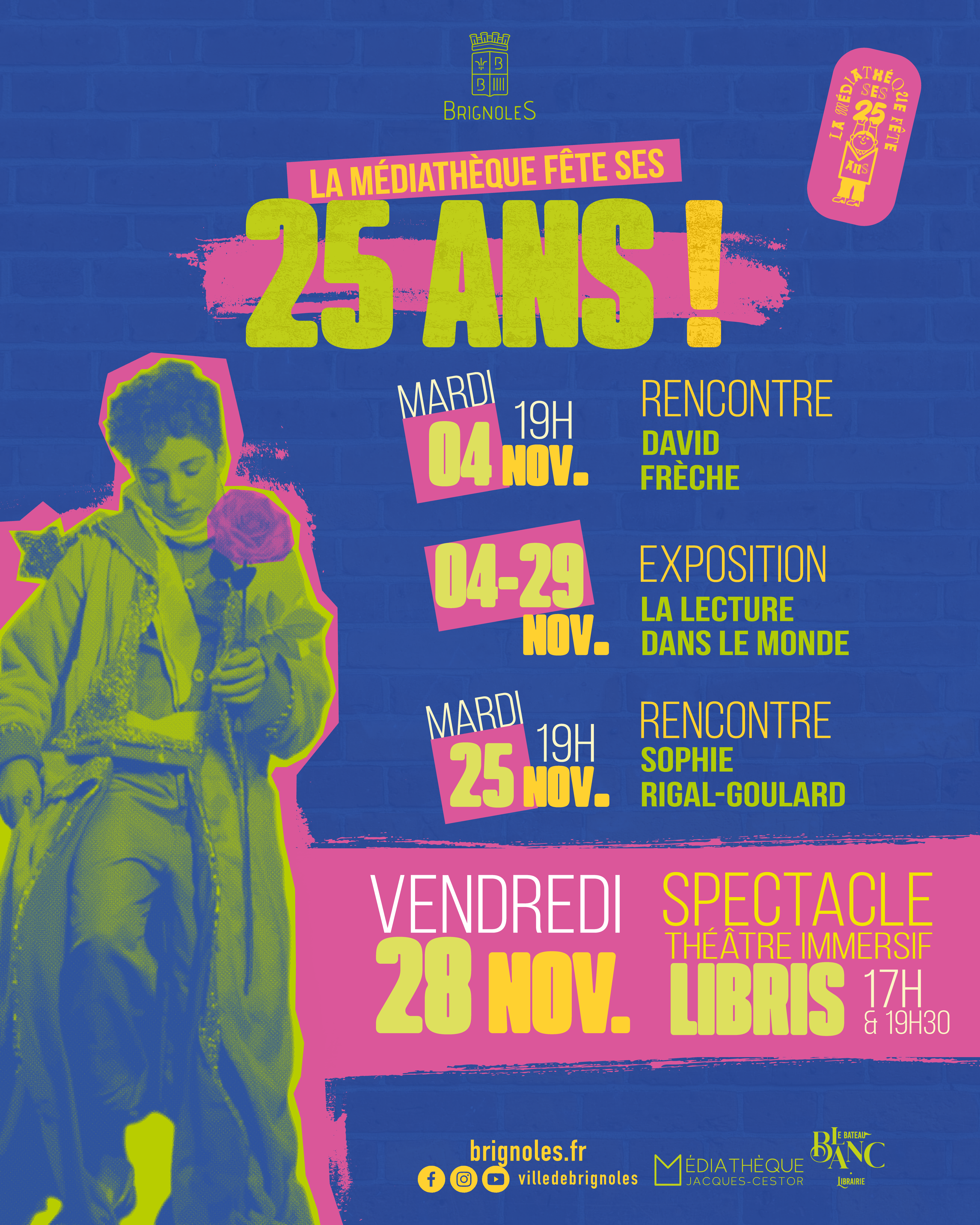 Venez célébrer les 25 ans de la Médiathèque ! Ville de Brignoles