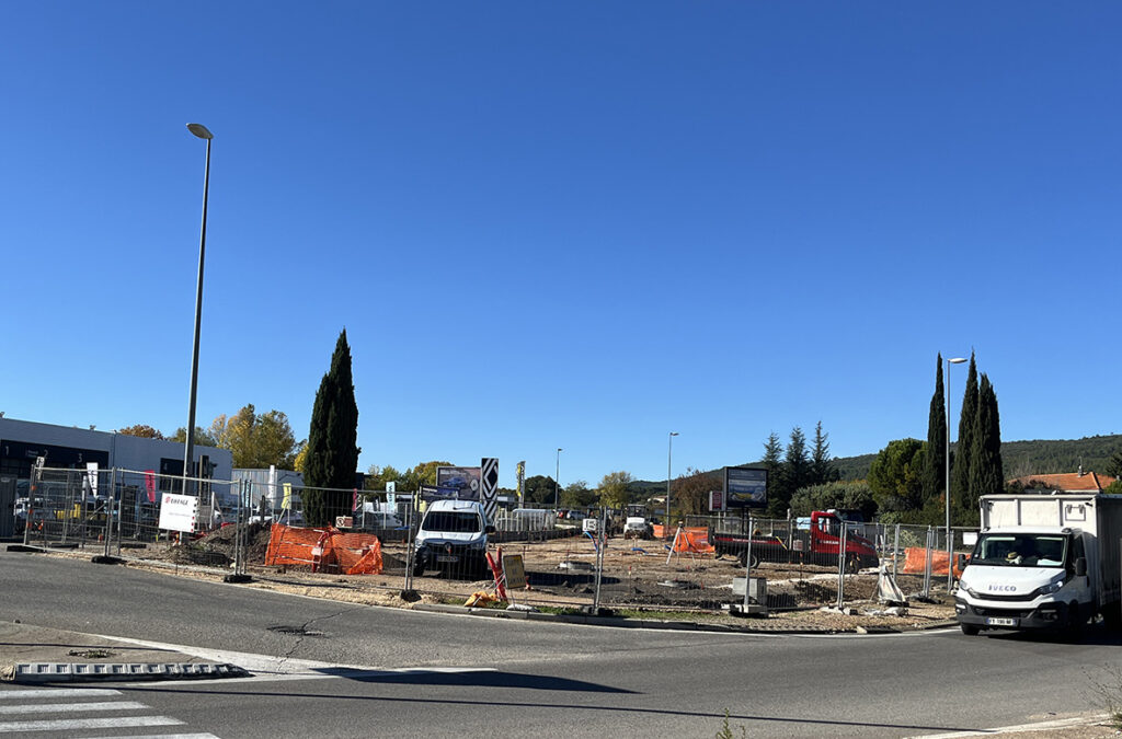 Info travaux : création d'une aire de covoiturage Ville de Brignoles