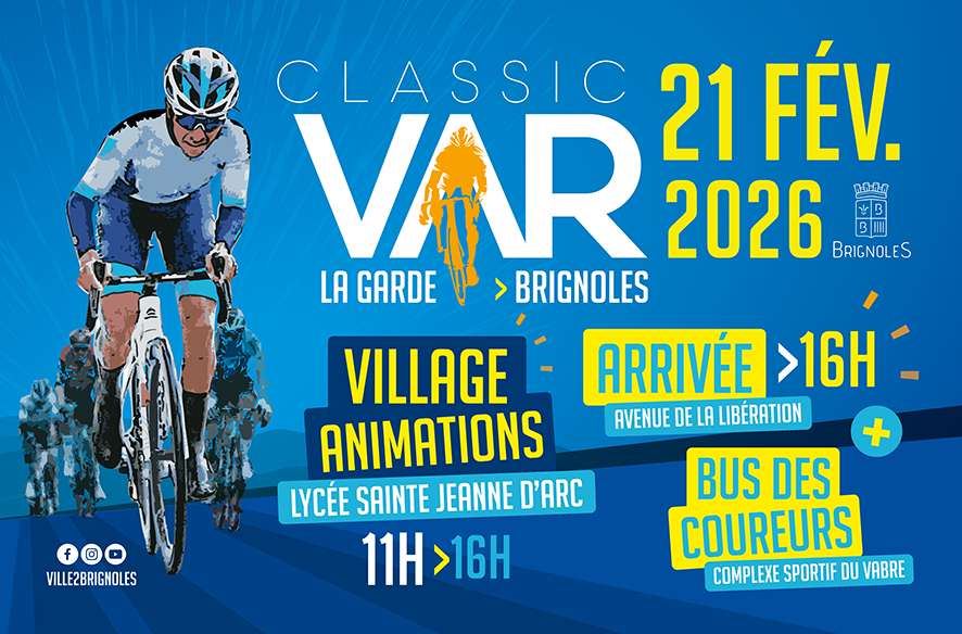 Cyclisme : Brignoles, ville d'arrivée du Classic Var Ville de Brignoles
