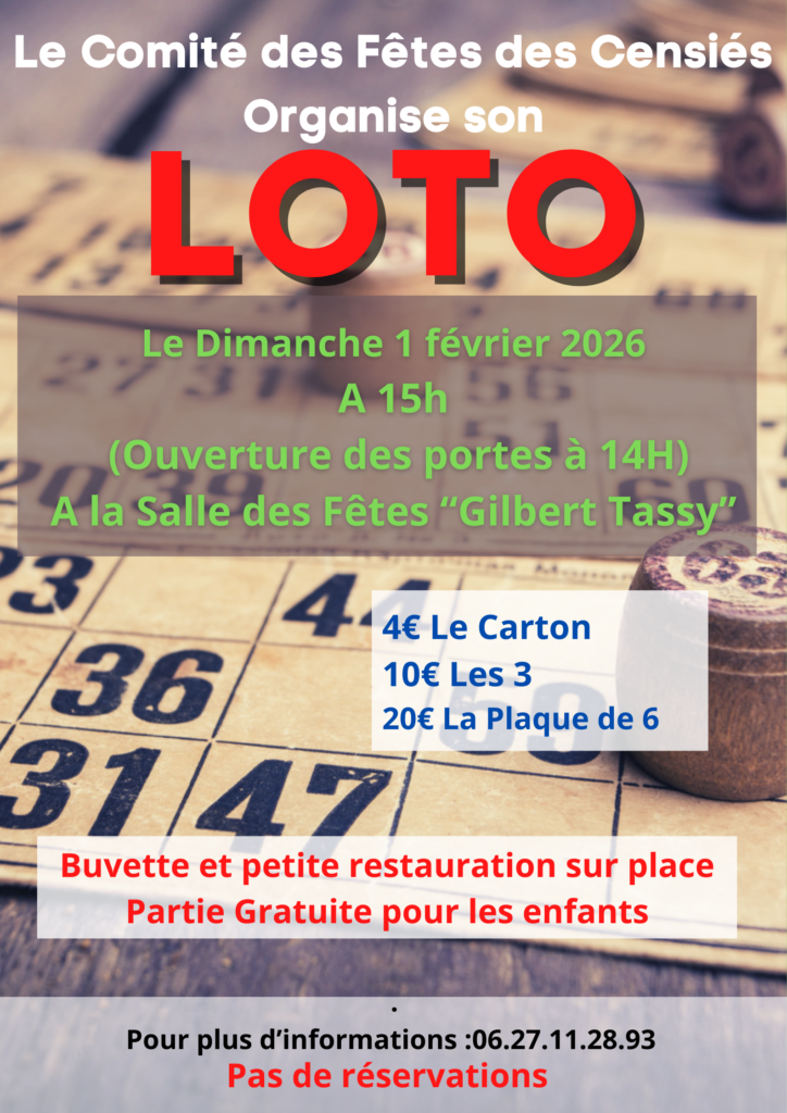 Loto des Censiés Ville de Brignoles