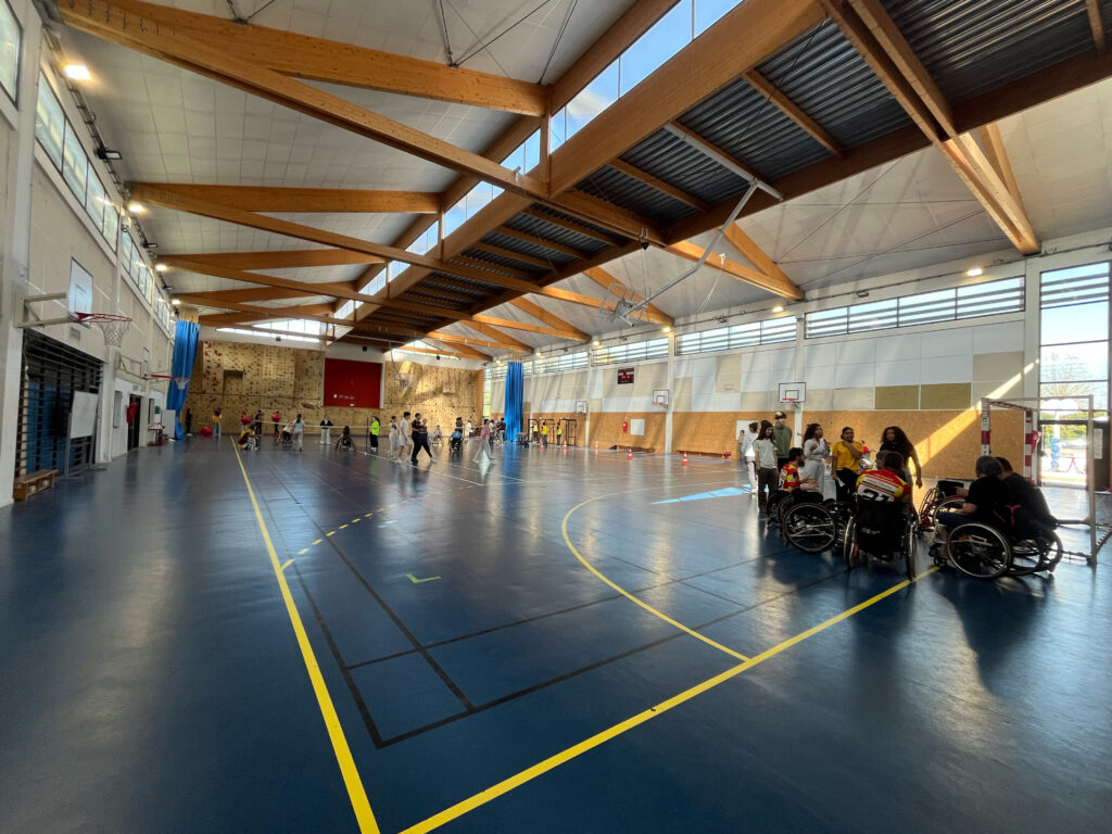 Sensibilisation au handisport au lycée Raynouard Ville de Brignoles