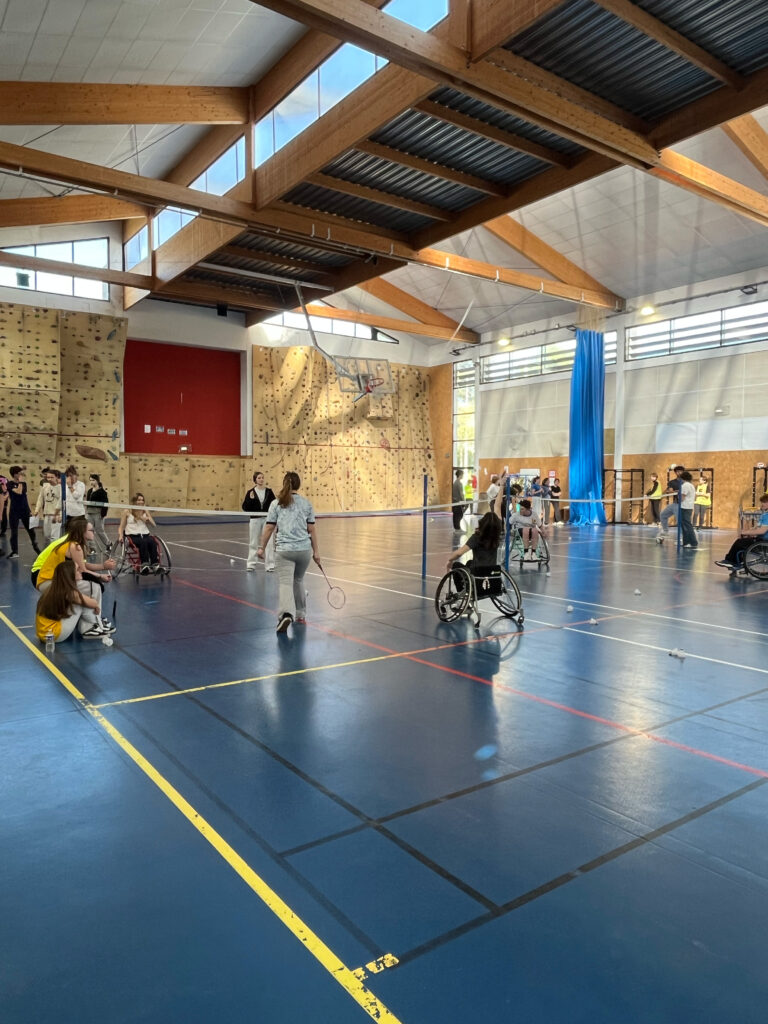 Sensibilisation au handisport au lycée Raynouard Ville de Brignoles