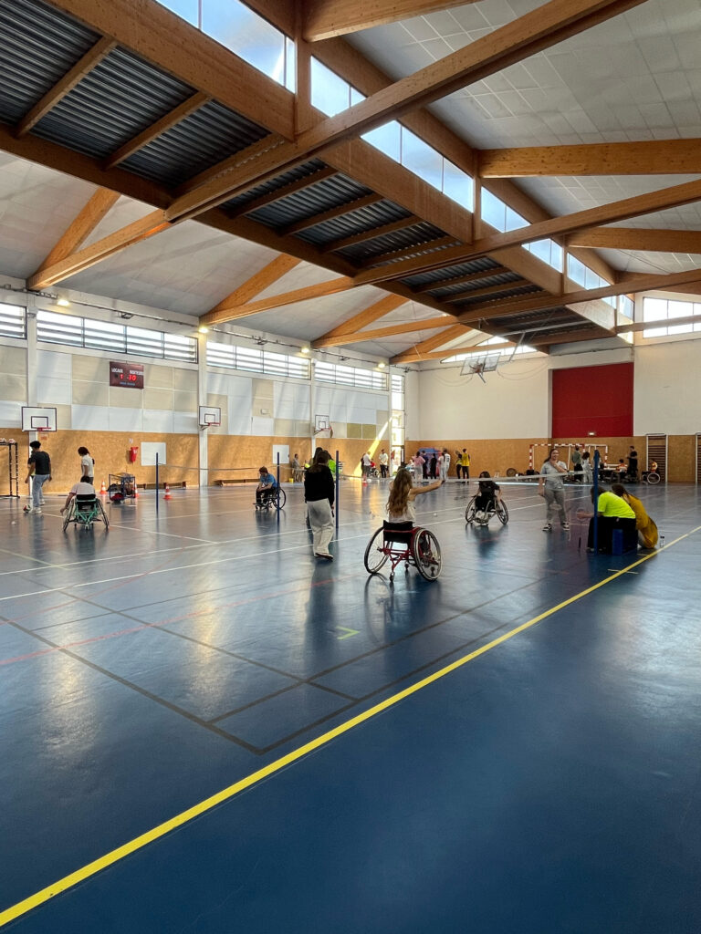 Sensibilisation au handisport au lycée Raynouard Ville de Brignoles