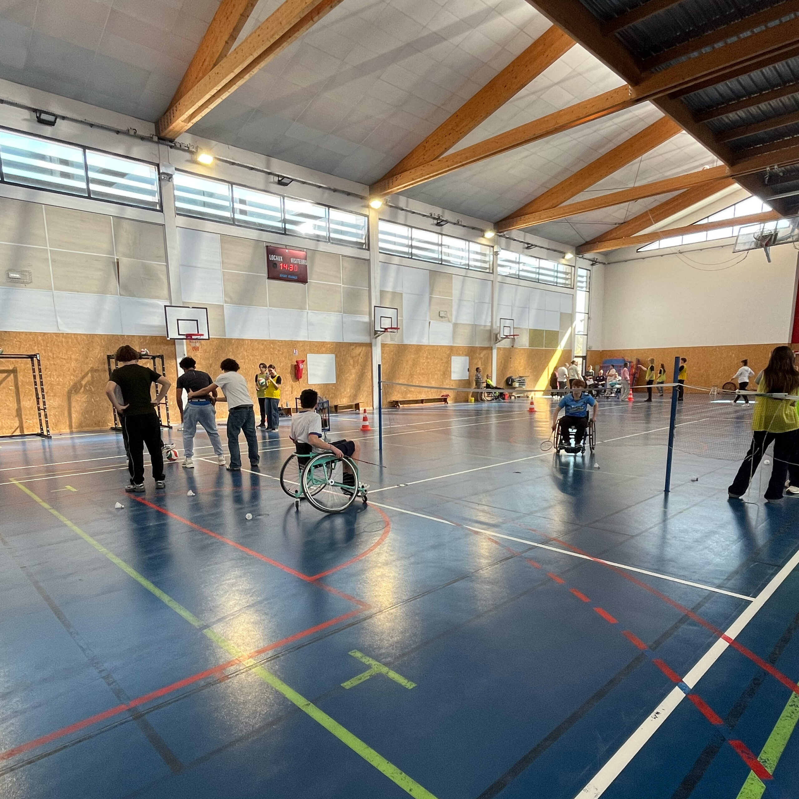 Sensibilisation au handisport au lycée Raynouard Ville de Brignoles