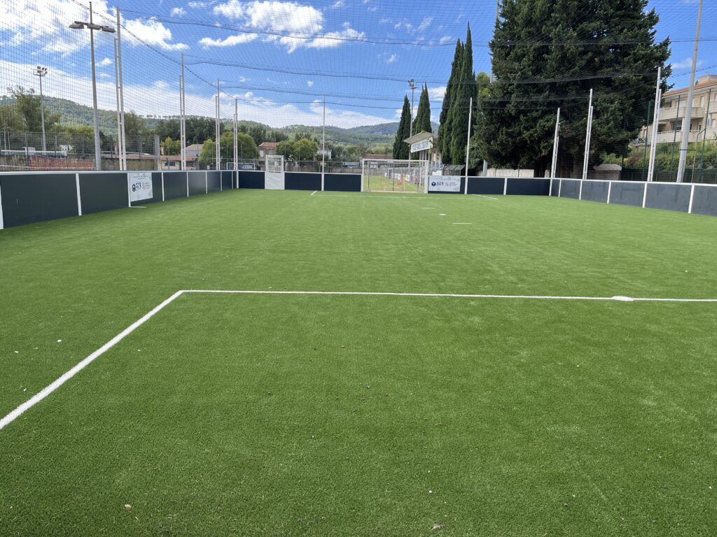 Inauguration d'un stade de foot5 Ville de Brignoles
